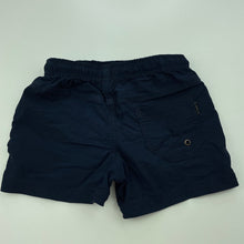 Load image into Gallery viewer, Boys Indie, navy lightweight stretch shorts, elasticated, GUC, size 1,  