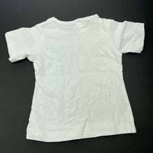 Load image into Gallery viewer, Girls Tiny Little Wonders, white cotton t-shirt / top, GUC, size 000,  