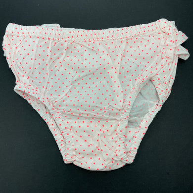 Girls Target, lightweight cotton nappy cover / bloomers, EUC, size 00,  