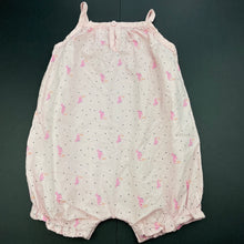 Load image into Gallery viewer, Girls Kids &amp; Co, lightweight cotton summer romper, EUC, size 0,  