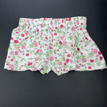 Load image into Gallery viewer, Girls Cotton On, floral lightweight shorts, elasticated, GUC, size 1,  