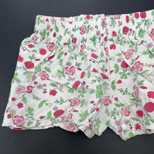 Load image into Gallery viewer, Girls Cotton On, floral lightweight shorts, elasticated, GUC, size 1,  