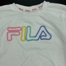 Load image into Gallery viewer, Girls FILA, cotton tie front long sleeve top, GUC, size 6,  