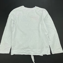Load image into Gallery viewer, Girls FILA, cotton tie front long sleeve top, GUC, size 6,  