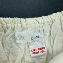 Load image into Gallery viewer, Girls Zara, cotton lined broderie summer dress, EUC, size 4-5, L: 56cm