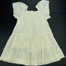 Load image into Gallery viewer, Girls Zara, cotton lined broderie summer dress, EUC, size 4-5, L: 56cm