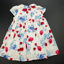 Load image into Gallery viewer, Girls Next, lined floral cotton party dress, FUC, size 00, L: 37cm
