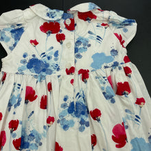 Load image into Gallery viewer, Girls Next, lined floral cotton party dress, FUC, size 00, L: 37cm