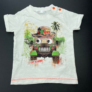 Boys Baby M & Co, cotton t-shirt / top, EUC, size 0,  