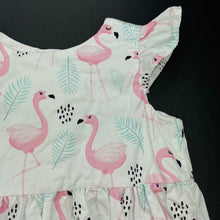 Load image into Gallery viewer, Girls Lou Moon, summer romper, flamingos, armpit to armpit: 25cm, FUC, size 1,  