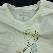 Load image into Gallery viewer, Girls Disney, Frozen Elsa cotton peplum top, FUC, size 2,  
