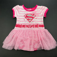 Load image into Gallery viewer, Girls DC Comics, Superman tutu romper, EUC, size 000,  