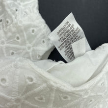 Load image into Gallery viewer, Girls Target, lined broderie cotton party dress, FUC, size 5, L: 58cm
