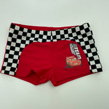 Load image into Gallery viewer, Boys Disney, Cars, swim shorts, elasticated, FUC, size 2,  