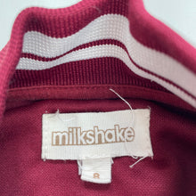 Load image into Gallery viewer, Boys Milkshake, fleece lined zip up track top, GUC, size 8,  