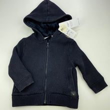 Load image into Gallery viewer, Boys Target, fleece lined zip hoodie sweater, NEW, size 1,  