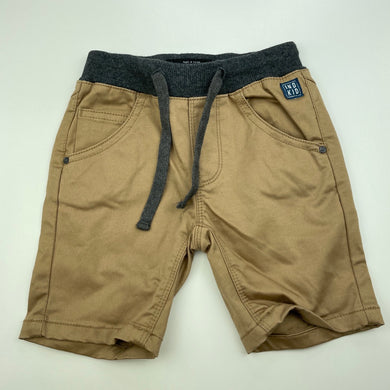 Boys Indie, stretch cotton shorts, elasticated, EUC, size 0,  