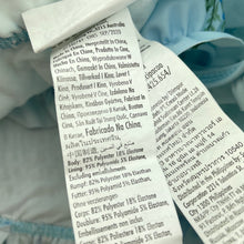 Load image into Gallery viewer, Girls Cotton On, blue floral swim top, EUC, size 7,  