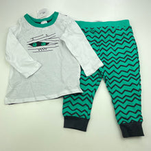 Load image into Gallery viewer, Boys Target, cotton long sleeve top &amp; bottoms, NEW, size 0,  