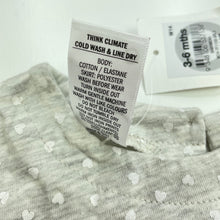 Load image into Gallery viewer, Girls Target, spliced blue &amp; grey long sleeve dress, NEW, size 00, L: 36cm