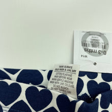 Load image into Gallery viewer, Girls Target, navy &amp; white leggings, elasticated, NEW, size 000,  