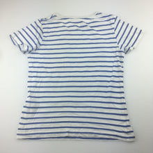 Load image into Gallery viewer, Boys Cotton On, striped cotton t-shirt / tee, California, GUC, size 7