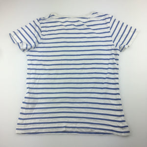 Boys Cotton On, striped cotton t-shirt / tee, California, GUC, size 7