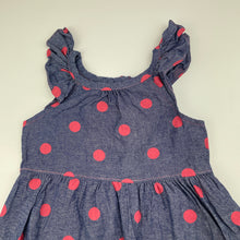 Load image into Gallery viewer, Girls Penelope Mack, cotton casual summer dress, FUC, size 3, L: 53cm