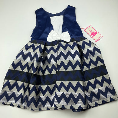 Girls TONGTONGMI, cotton lined party dress, armpit to armpit: 27.5cm, NEW, size 3, L: 53cm