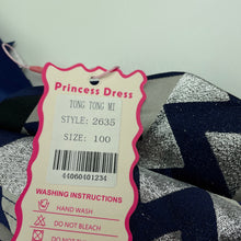 Load image into Gallery viewer, Girls TONGTONGMI, cotton lined party dress, armpit to armpit: 27.5cm, NEW, size 3, L: 53cm
