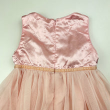 Load image into Gallery viewer, Girls TBB, lined tulle &amp; sequin party dress, FUC, size 2, L: 41cm