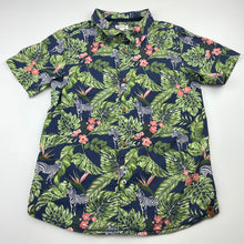 Load image into Gallery viewer, Boys Milkshake, cotton short sleeve shirt, zebras, GUC, size 6,  