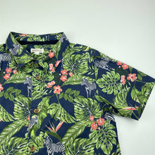 Load image into Gallery viewer, Boys Milkshake, cotton short sleeve shirt, zebras, GUC, size 6,  