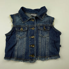 Load image into Gallery viewer, Girls OUCH, blue denim vest / jacket, GUC, size 3,  
