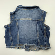 Load image into Gallery viewer, Girls OUCH, blue denim vest / jacket, GUC, size 3,  