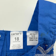 Load image into Gallery viewer, Girls Carters, lightweight cotton summer top, FUC, size 1,  