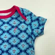 Load image into Gallery viewer, Girls Nautica, blue bodysuit / romper, FUC, size 0,  