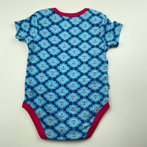 Girls Nautica, blue bodysuit / romper, FUC, size 0,  