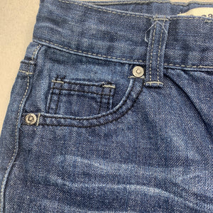 Boys Breakers, blue denim jean shorts, adjustable, GUC, size 7,  