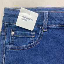 Load image into Gallery viewer, Girls Anko, blue stretch denim shorts, adjustable, NEW, size 9,  