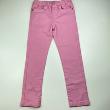Load image into Gallery viewer, Girls 1964 Denim Co, stretch cotton jeggings / pants, elasticated, Inside leg: 45cm, EUC, size 6,  