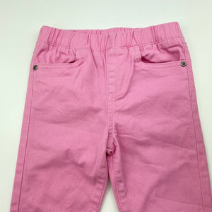 Girls 1964 Denim Co, stretch cotton jeggings / pants, elasticated, Inside leg: 45cm, EUC, size 6,  