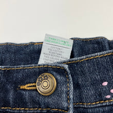 Load image into Gallery viewer, Girls Target, dark denim jeans, adjustable, Inside leg: 31.5cm, GUC, size 2,  