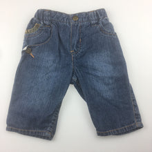 Load image into Gallery viewer, Boys Osh Kosh, cotton denim jeans, elasticated waist, GUC, size 000