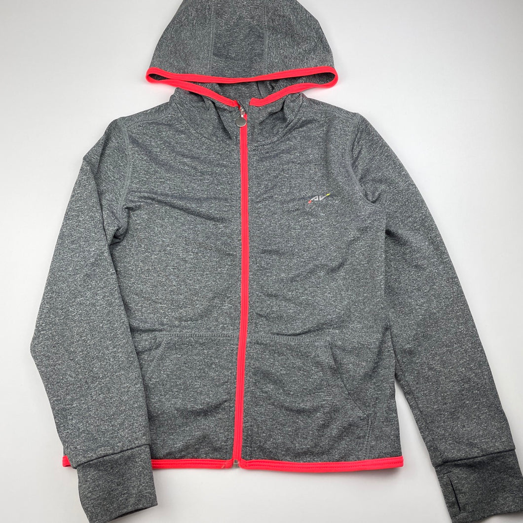 Girls Target, lightweight zip up hooded sports top, GUC, size 8,  