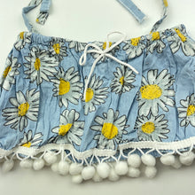 Load image into Gallery viewer, Girls CATPAPA, floral cropped summer top, GUC, size 3,  