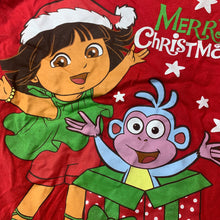 Load image into Gallery viewer, Girls Nickelodeon, Dora the Explorer cotton Christmas t-shirt, EUC, size 3,  
