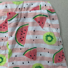 Load image into Gallery viewer, Girls B Collection, striped shorts, elasticated, fruit, EUC, size 1,  