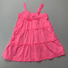Load image into Gallery viewer, Girls All 4 Me, pink casual summer dress, EUC, size 0, L: 42cm