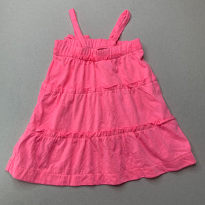 Girls All 4 Me, pink casual summer dress, EUC, size 0, L: 42cm